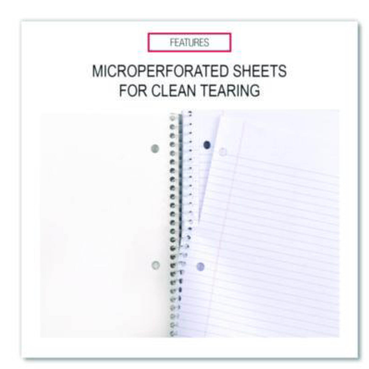 Wirebound Notebooks, 8 1/2" x 11", 1 Subject, College Ruled, 100 Sheets, Assorted Colors, Pack Of 6 Notebooks