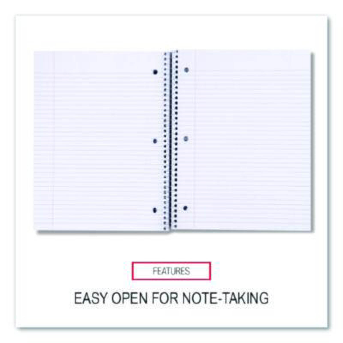 Wirebound Notebooks, 8 1/2" x 11", 1 Subject, College Ruled, 100 Sheets, Assorted Colors, Pack Of 6 Notebooks