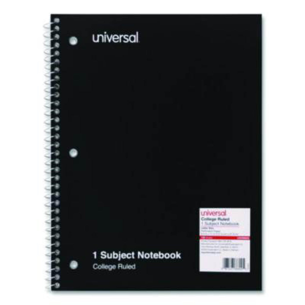 Wirebound Notebooks, 8 1/2" x 11", 1 Subject, College Ruled, 100 Sheets, Assorted Colors, Pack Of 6 Notebooks