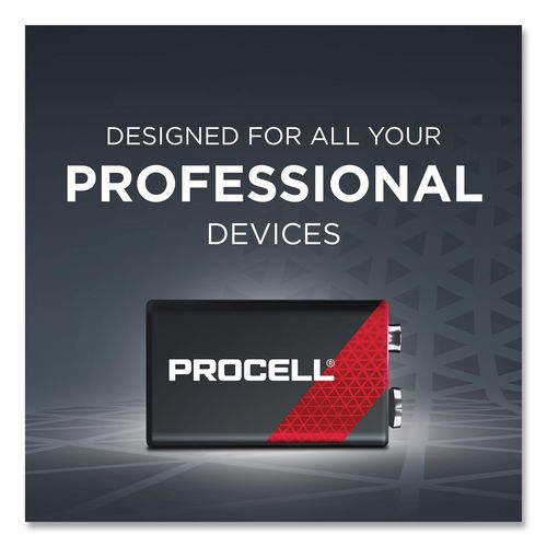 Procell Professional Alkaline 9V Batteries, 12/Box