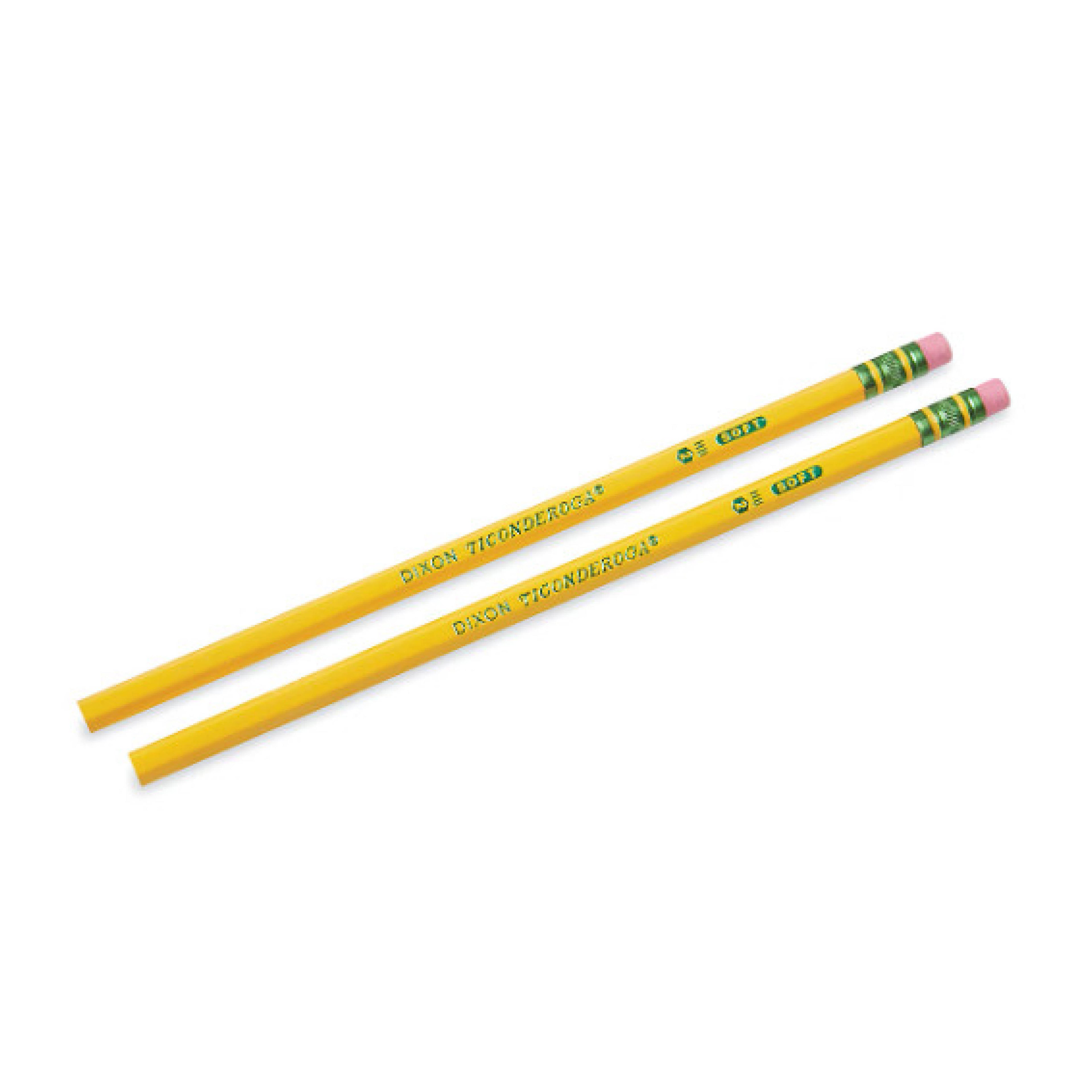 Classic Wood Pencils, Presharpened, #2 Lead, Yellow, Soft, Pack of 12