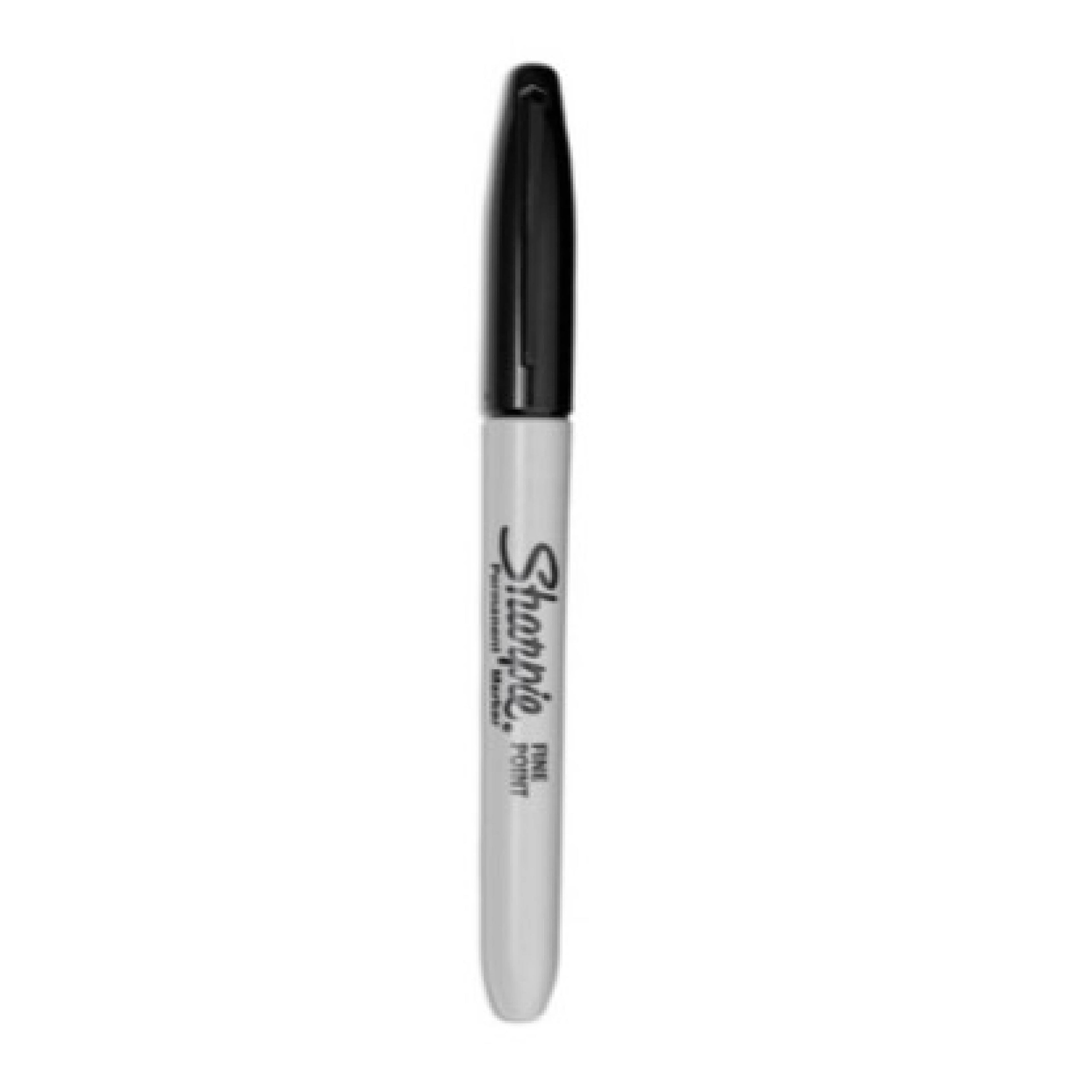 Sharpie 30001 Fine Tip Permanent Marker, Fine Bullet Tip, Black, Dozen
