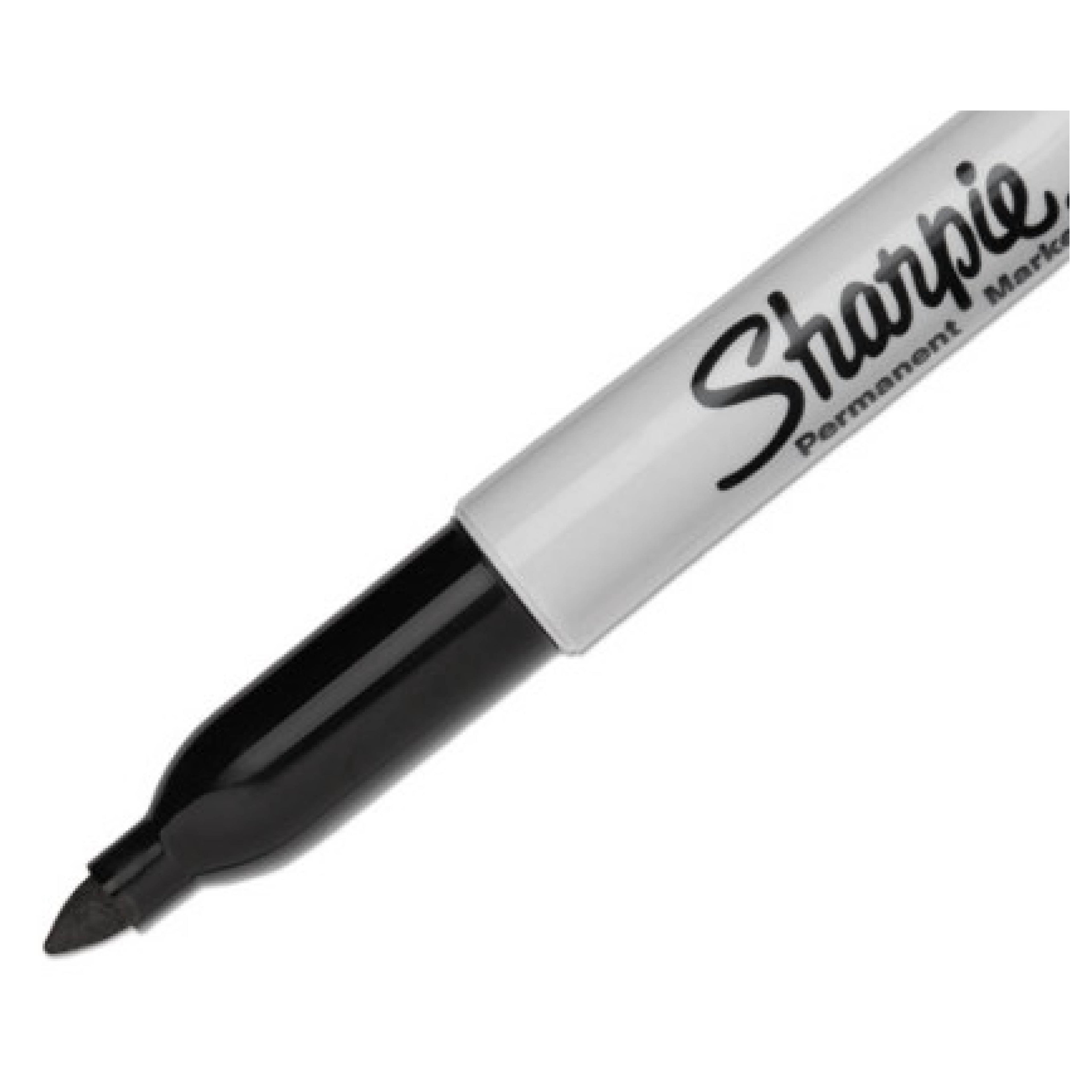 Sharpie 30001 Fine Tip Permanent Marker, Fine Bullet Tip, Black, Dozen