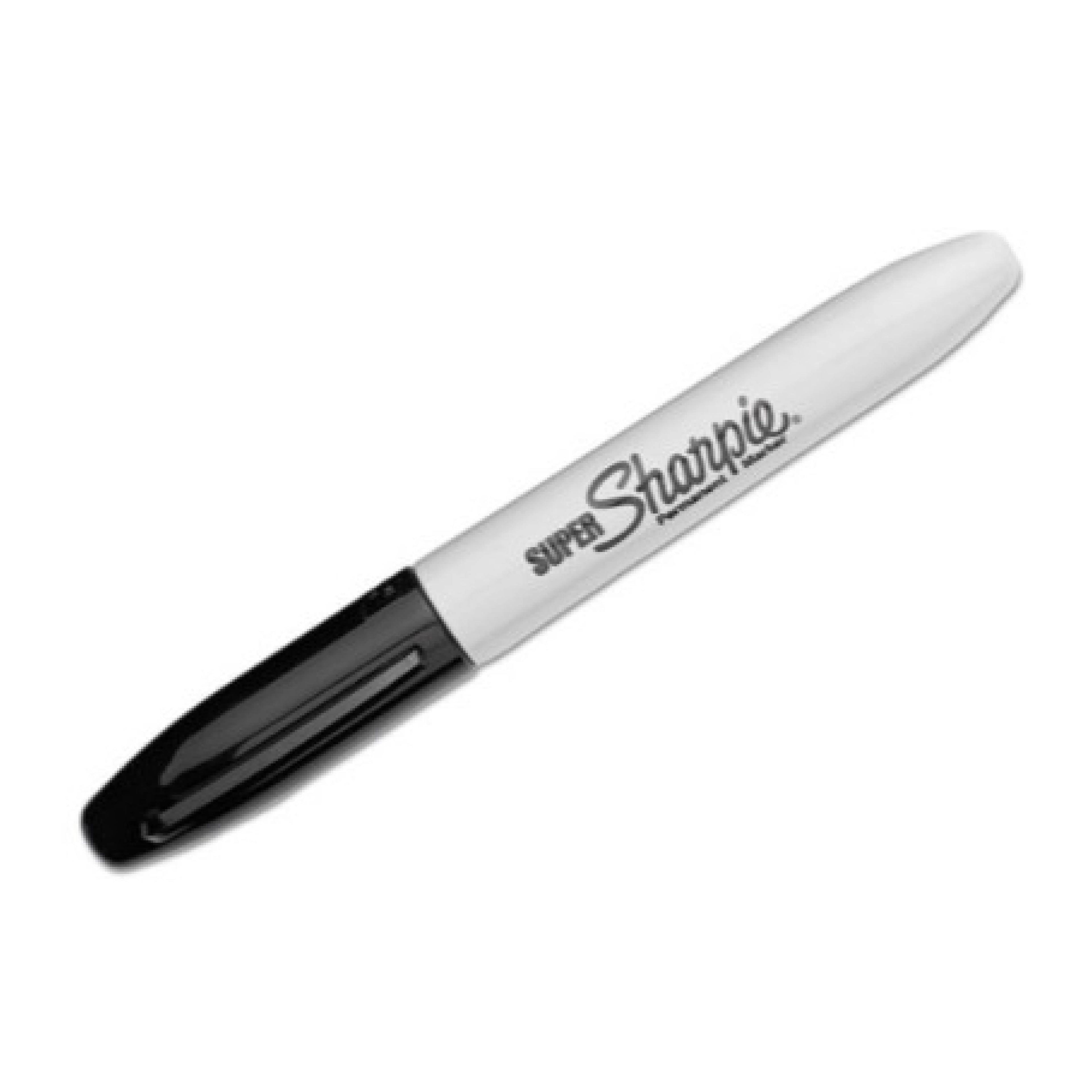 Sharpie 33001 Super Size Permanent Marker, Fine Bullet Tip, Black, Dozen