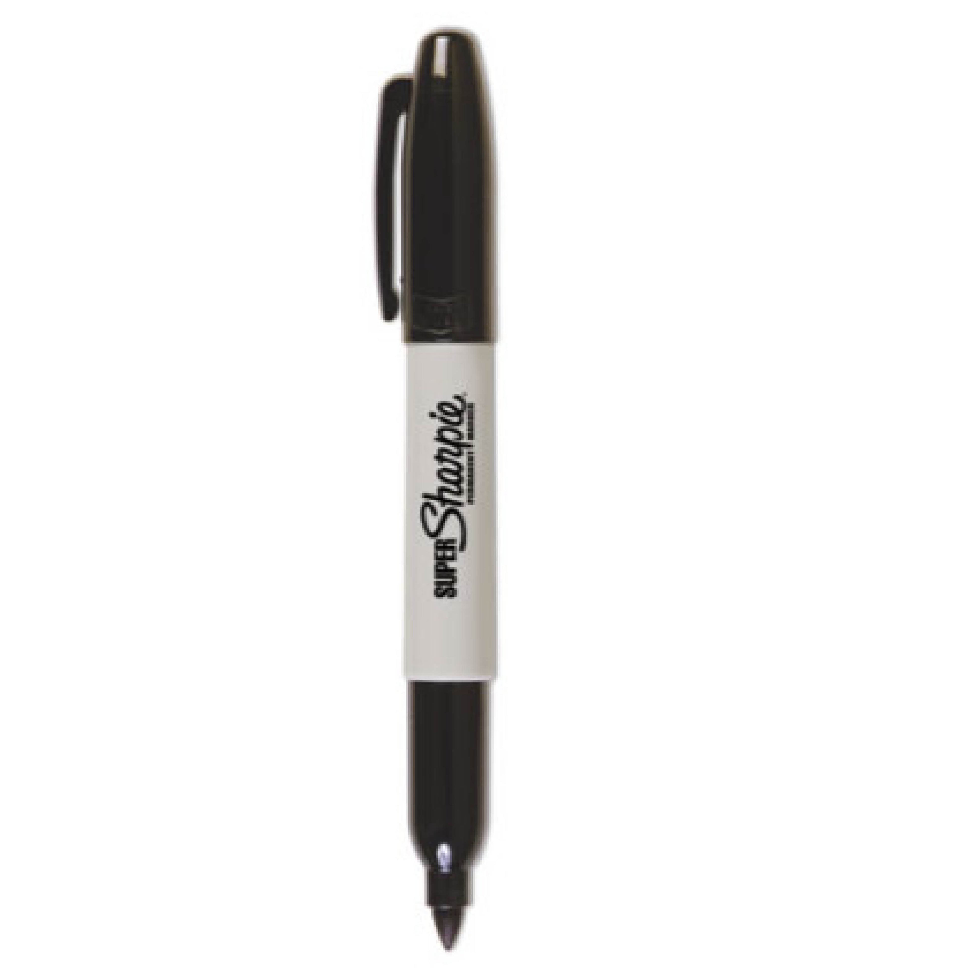 Sharpie 33001 Super Size Permanent Marker, Fine Bullet Tip, Black, Dozen