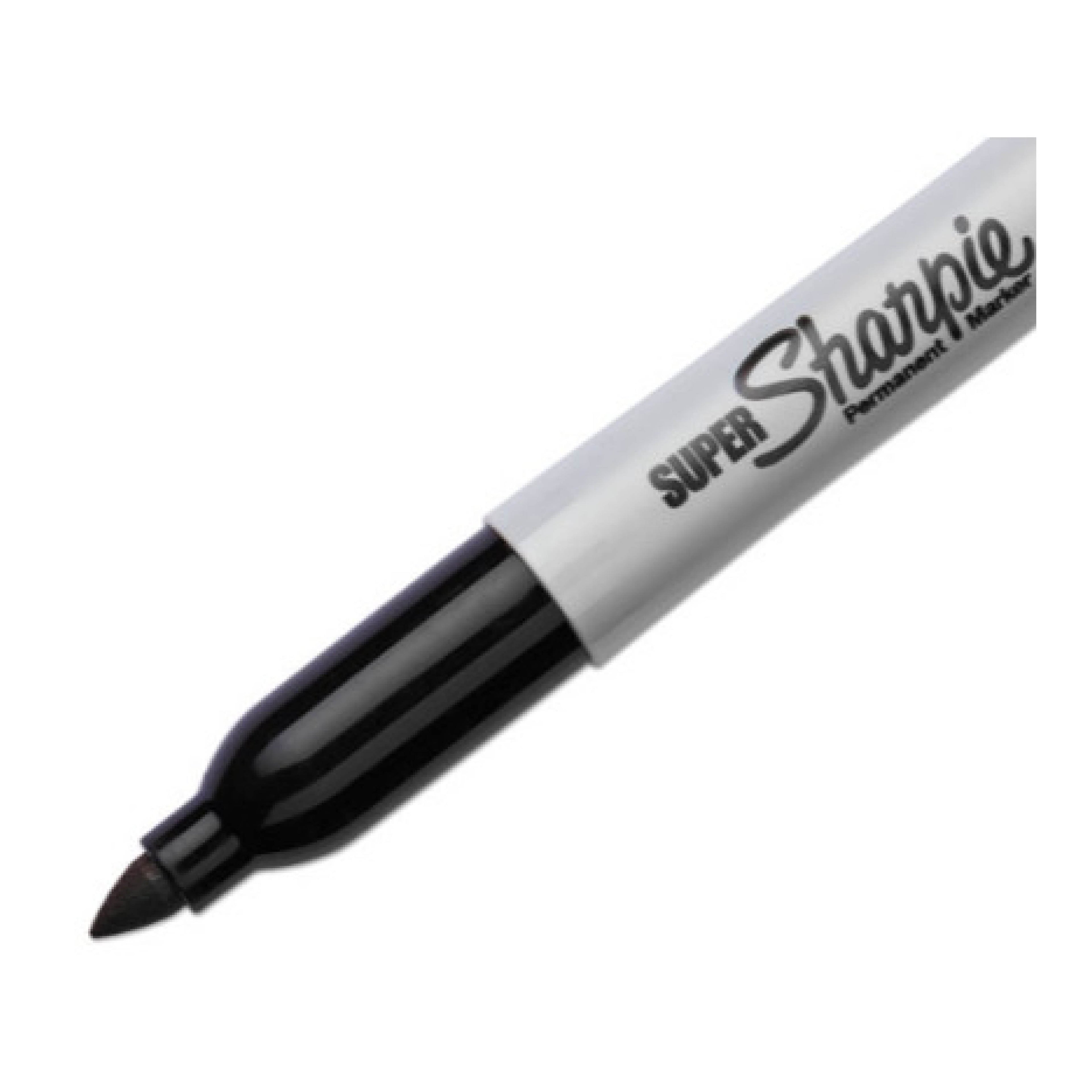 Sharpie 33001 Super Size Permanent Marker, Fine Bullet Tip, Black, Dozen