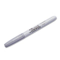 Sharpie 39100 Metallic Fine Point Permanent Markers, Fine Bullet Tip, Metallic Silver, Dozen