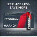 DURACELL Procell Constant AAA Alkaline Battery, 1.5V DC, PK24