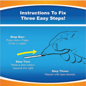 BIC WOTAP10 Wite-Out Brand EZ Correct Correction Tape Value Pack, Non-Refillable, 0.17" x 39.33 ft, Randomly Assorted Colors, 10/Box