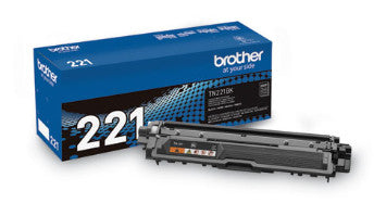 Brother BRTTN221BK TN221BK Toner, 2,500 Page-Yield, Black