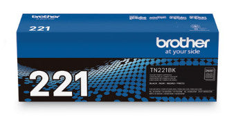 Brother BRTTN221BK TN221BK Toner, 2,500 Page-Yield, Black