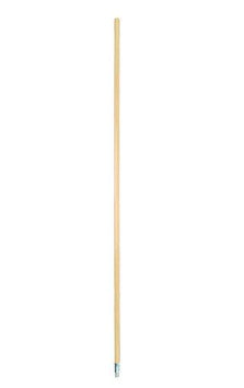 Boardwalk BWK136 Metal Tip Threaded Hardwood Broom Handle, 0.94" dia x 60", Natural