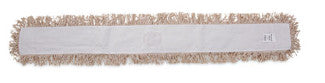 Boardwalk BWK1360 Industrial Dust Mop Head, Hygrade Cotton, 60w x 5d, White