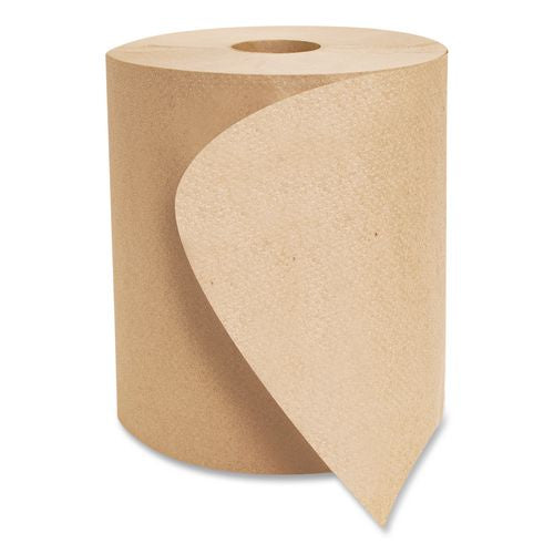 Boardwalk BWK16GREEN Green Universal Roll Towels, 1-Ply, 8" x 800 ft, Natural, 6 Rolls/Carton