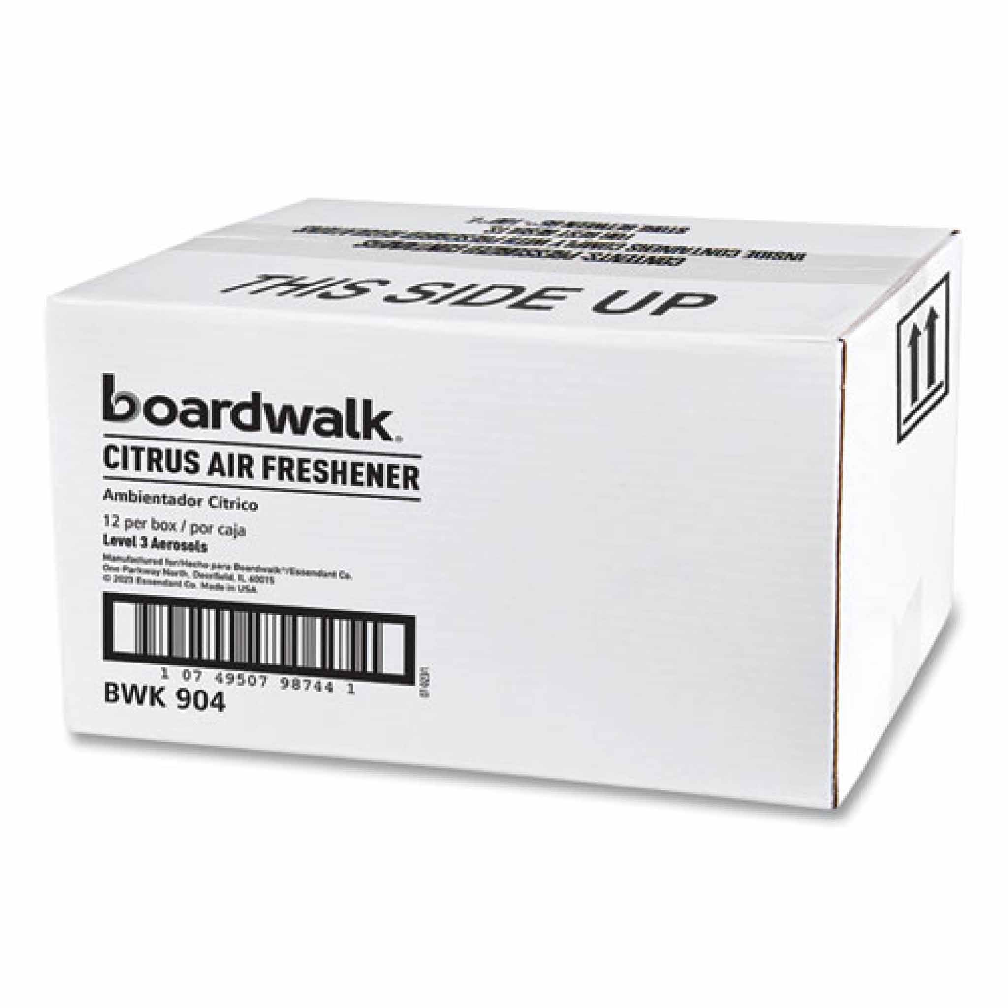 Boardwalk Stainless Steel Cleaner and Polish, Water-in-Oil Based, 18 oz Aerosol Spray, 12/Carton