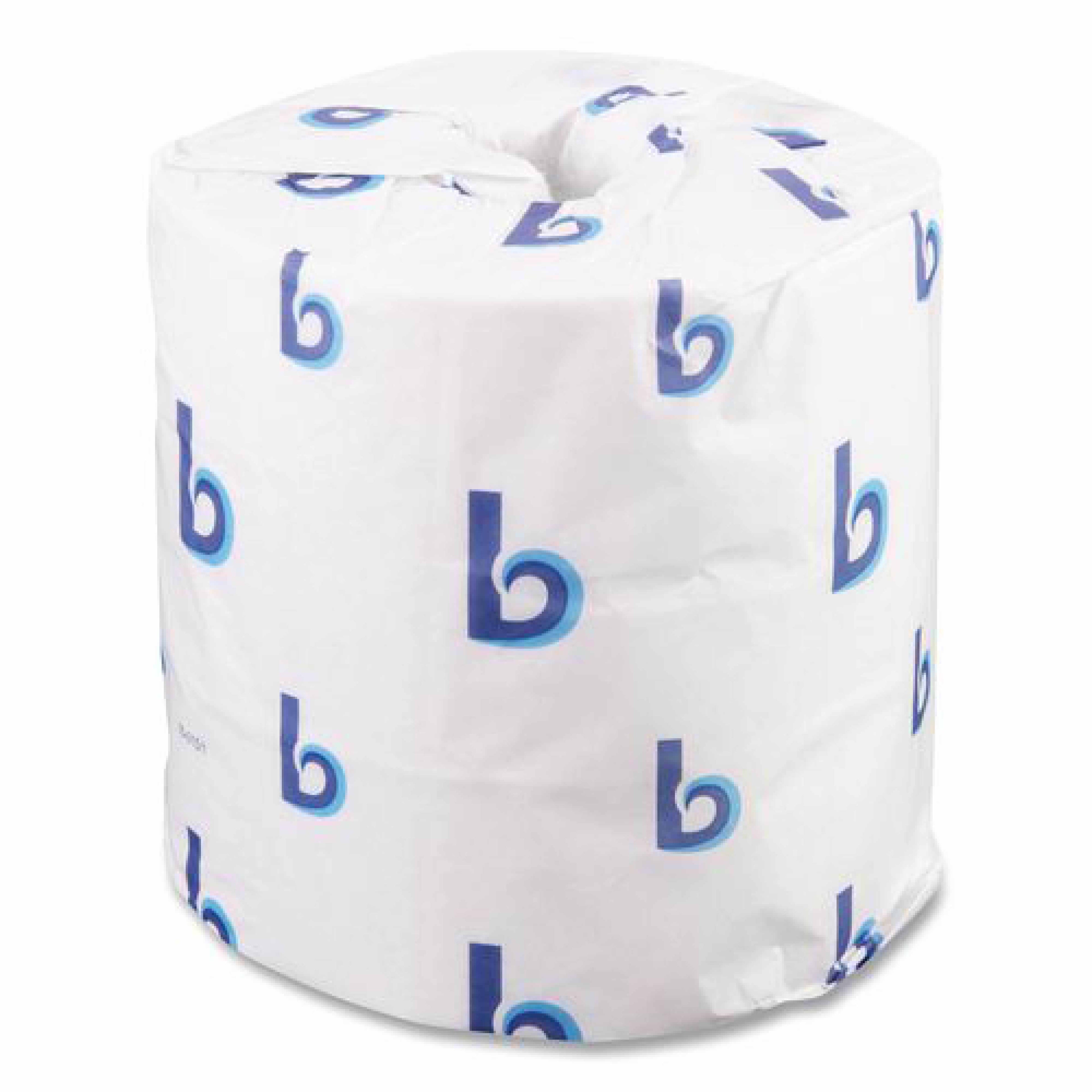 Boardwalk Two-Ply Toilet Tissue, Septic Safe, White, 4.5 x 4.5, 500 Sheets/Roll, 96 Rolls/Carton