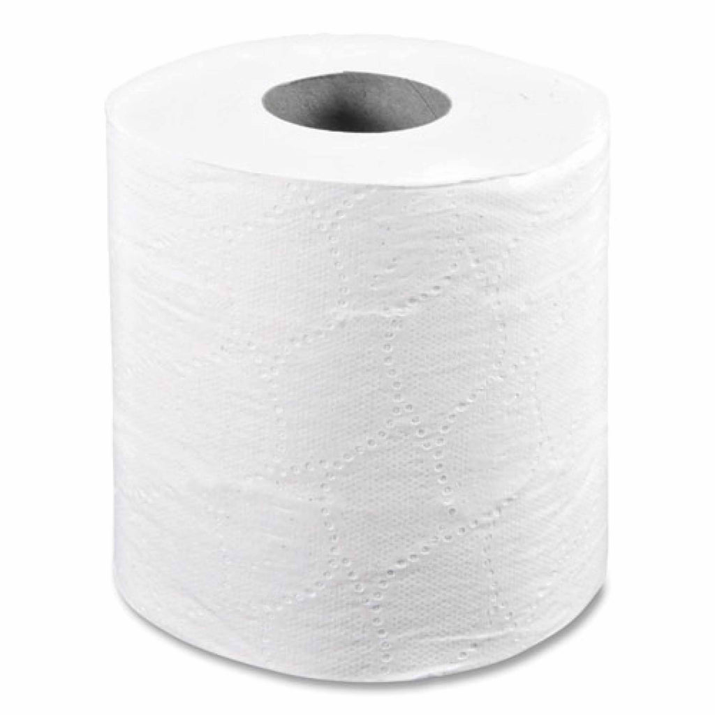 Boardwalk Two-Ply Toilet Tissue, Septic Safe, White, 4.5 x 4.5, 500 Sheets/Roll, 96 Rolls/Carton