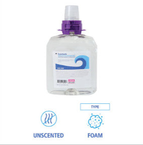 Boardwalk BWK8400 Green Certified Foam Hand Soap, Unscented, 1,250 mL Refill, 4/Carton