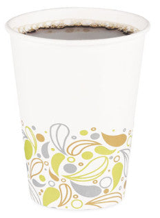 Boardwalk BWKDEER12HCUP Deerfield Printed Paper Hot Cups, 12 oz, 50/Sleeve, 20 Sleeves/Carton