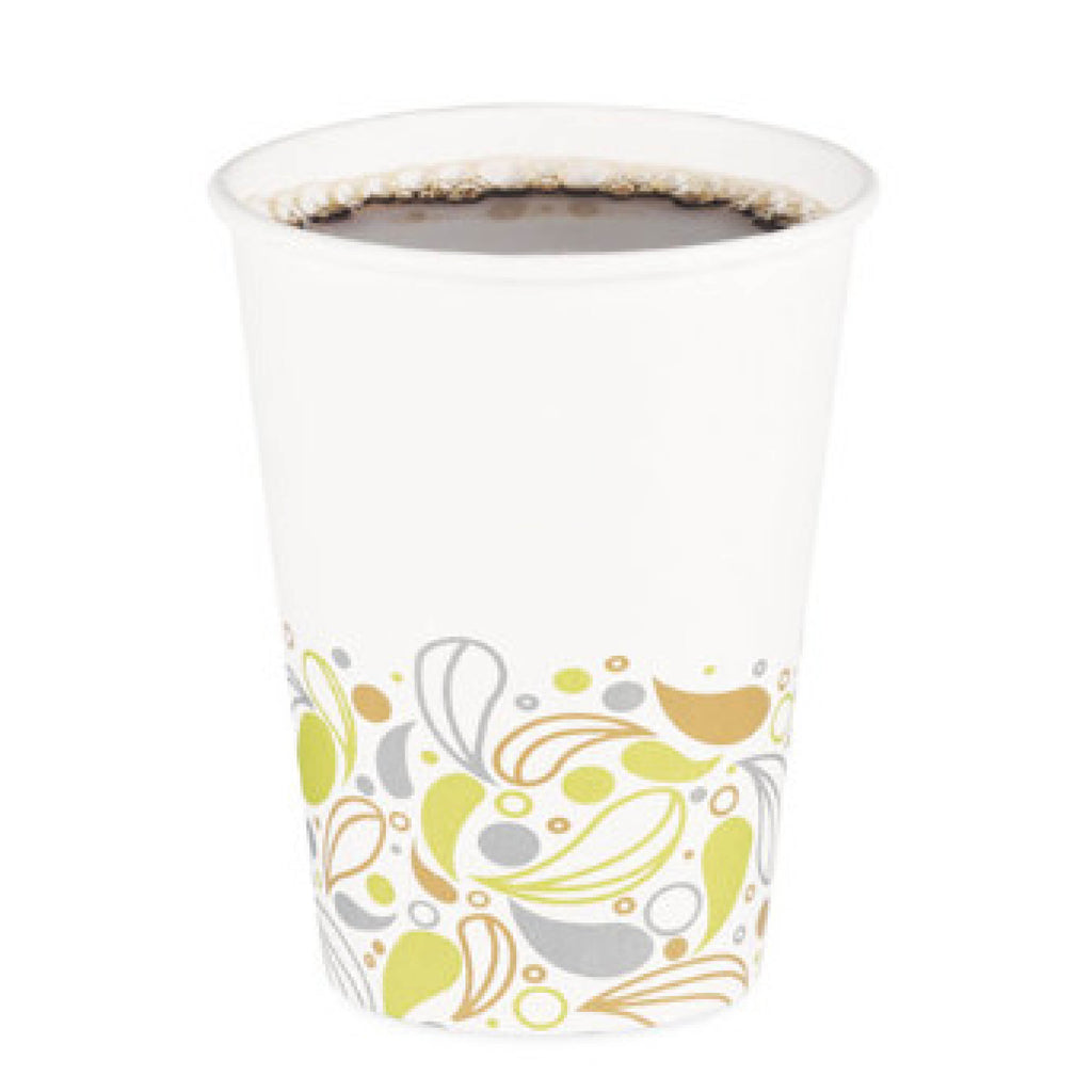 Boardwalk BWKDEER12HCUP Deerfield Printed Paper Hot Cups, 12 oz, 50/Sleeve, 20 Sleeves/Carton