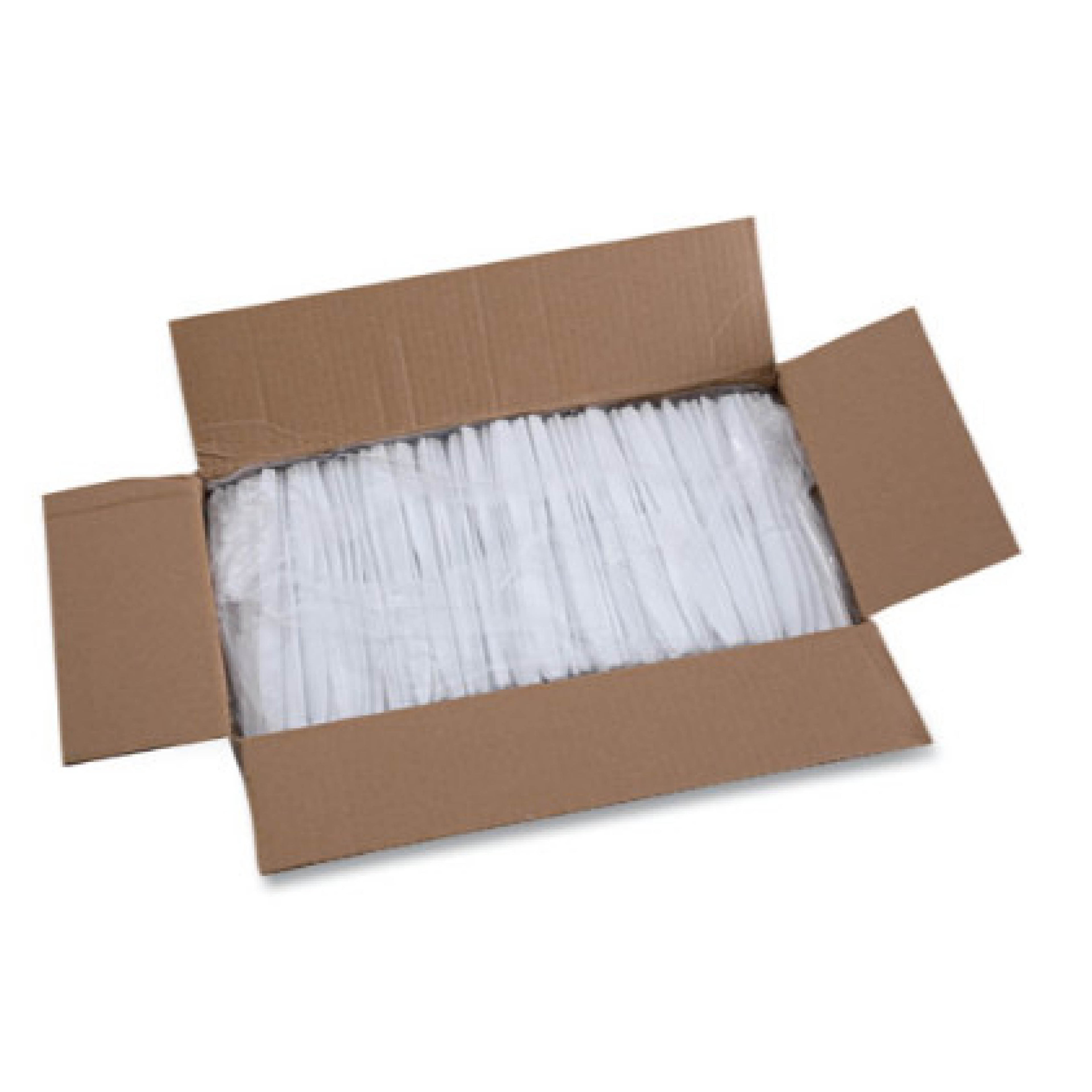 Boardwalk BWKKNIFEHW Heavyweight Polystyrene Knife, Plastic, White, 1,000/Carton