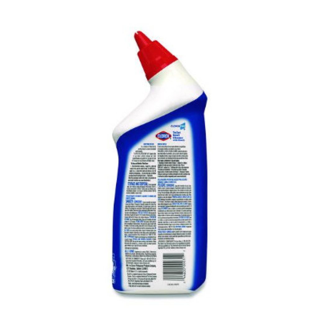 Clorox CLO00031EA Pro Toilet Bowl Cleaner with Bleach, Fresh Scent, 24 oz Bottle