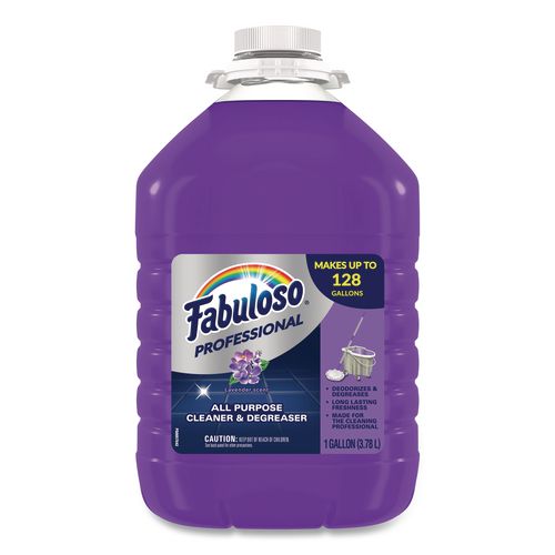 Fabuloso All-Purpose Cleaner, Lavender Scent, 1 gal Bottle, 4/Carton