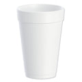 Dart DCC16J16 16 oz Foam Cup, White, 1000/Case