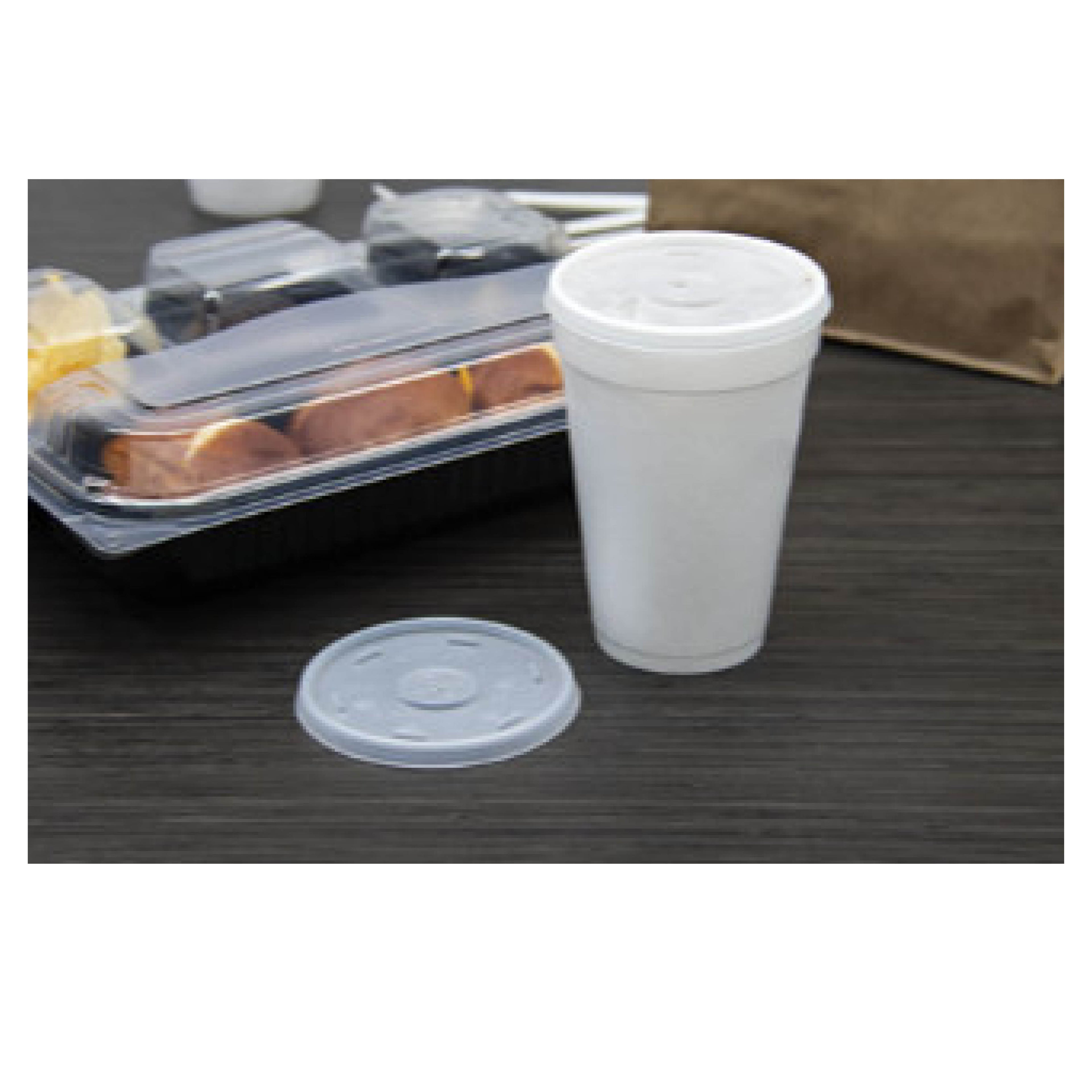Dart DCC16SL Translucent Lid with Straw Slot, 1000/Case