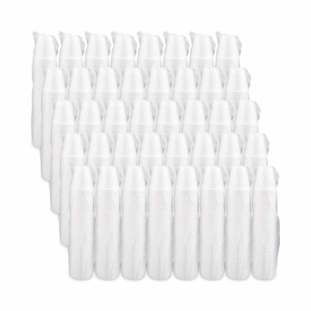 Dart Foam Drink Cups, 8 oz, White, 25/Bag, 40 Bags/Carton
