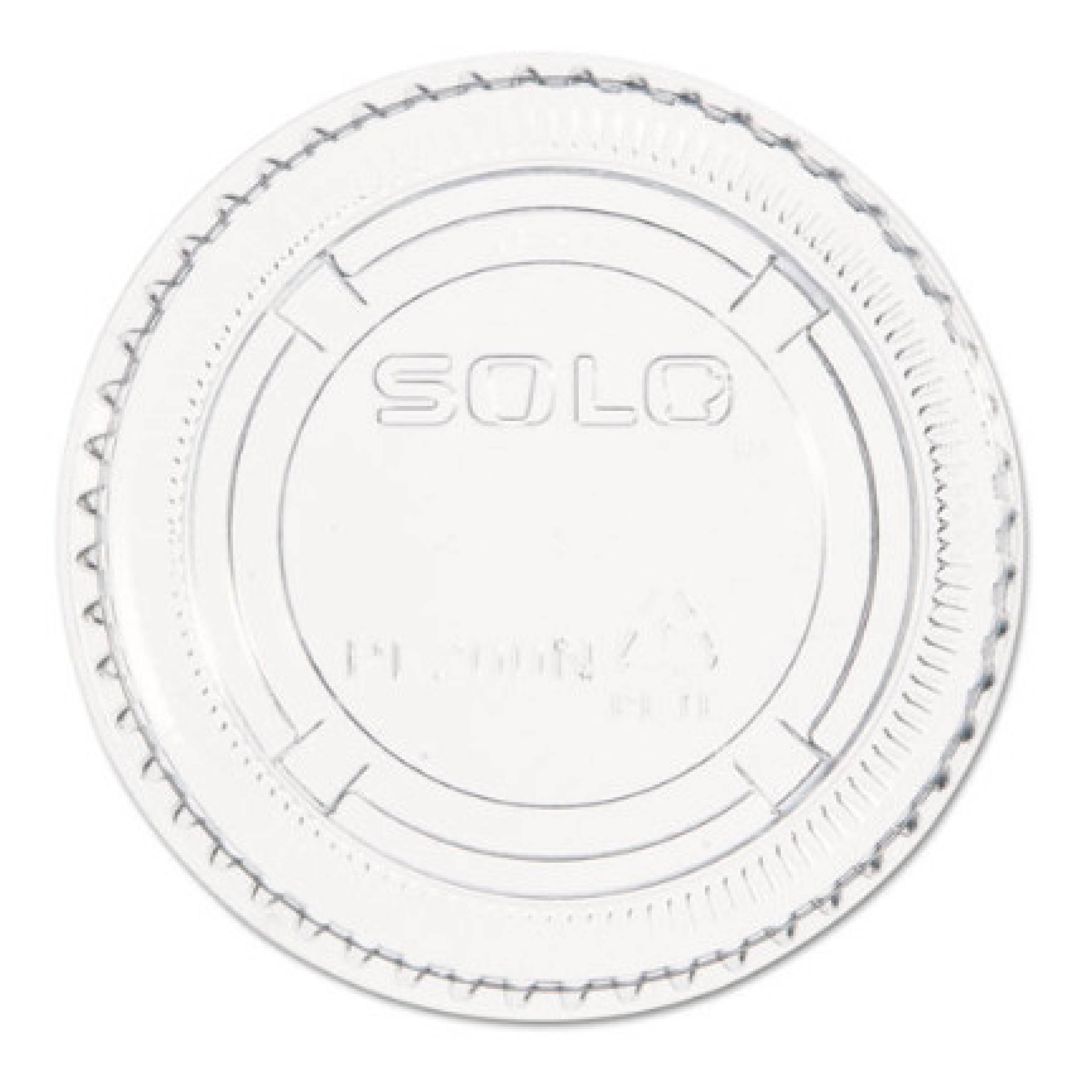 Dart DCCPL200N Portion/Souffle Cup Lids, Fits 1.5 oz to 2.5 oz Portion Cups, Clear, 2500/Carton