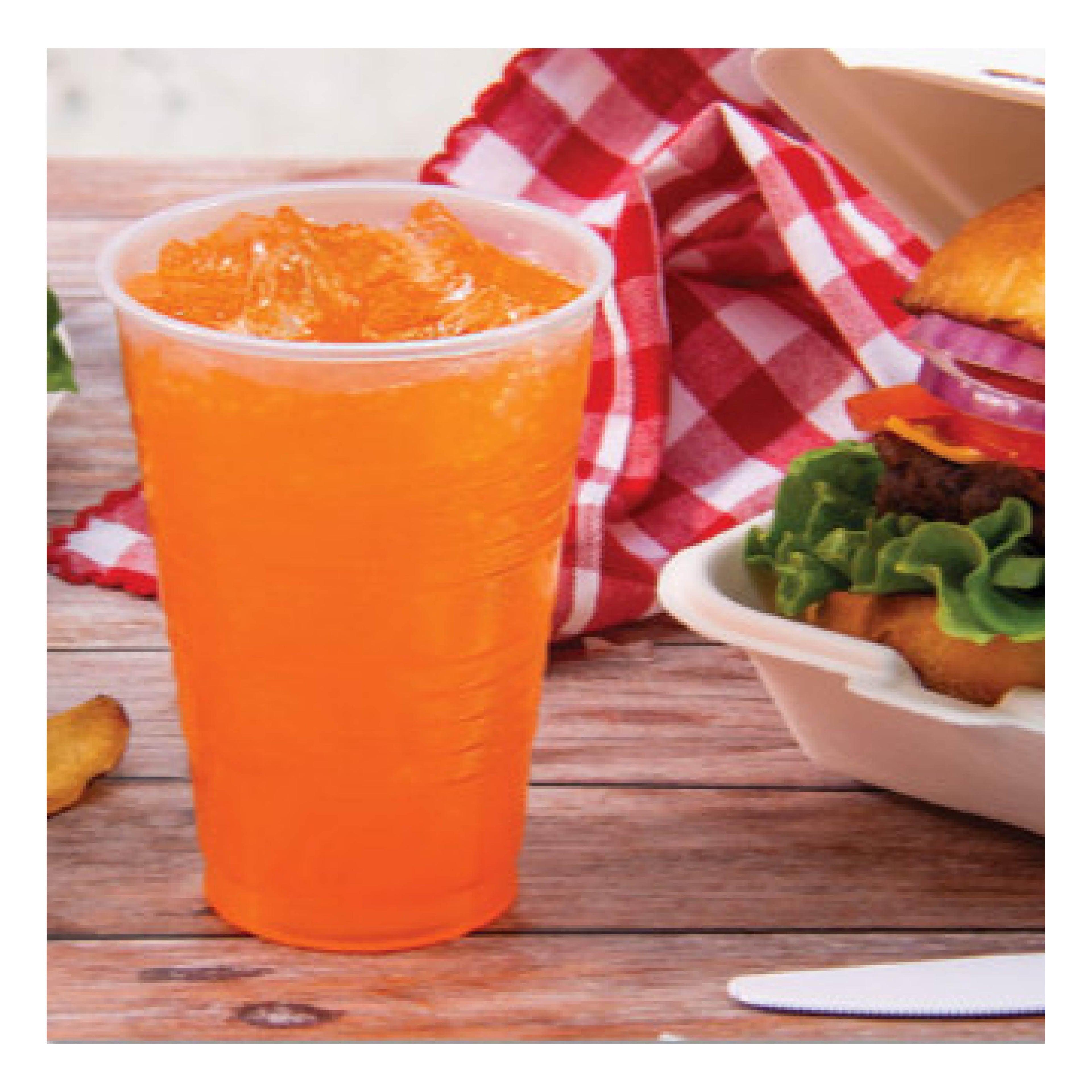 Dart DCCY12S High-Impact Polystyrene Squat Cold Cup, 12 oz, Translucent, 1000/Carton