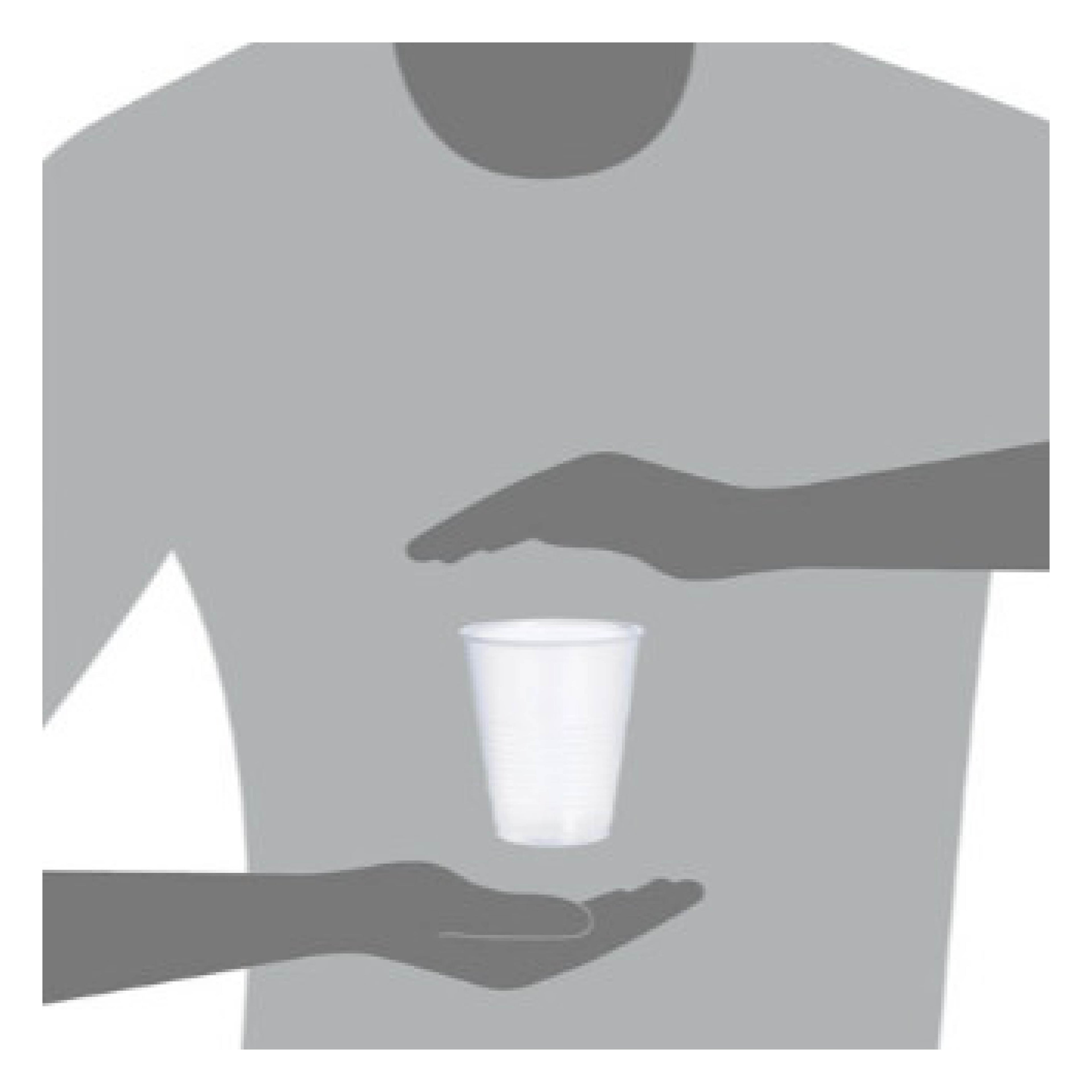 Dart DCCY12S High-Impact Polystyrene Squat Cold Cup, 12 oz, Translucent, 1000/Carton