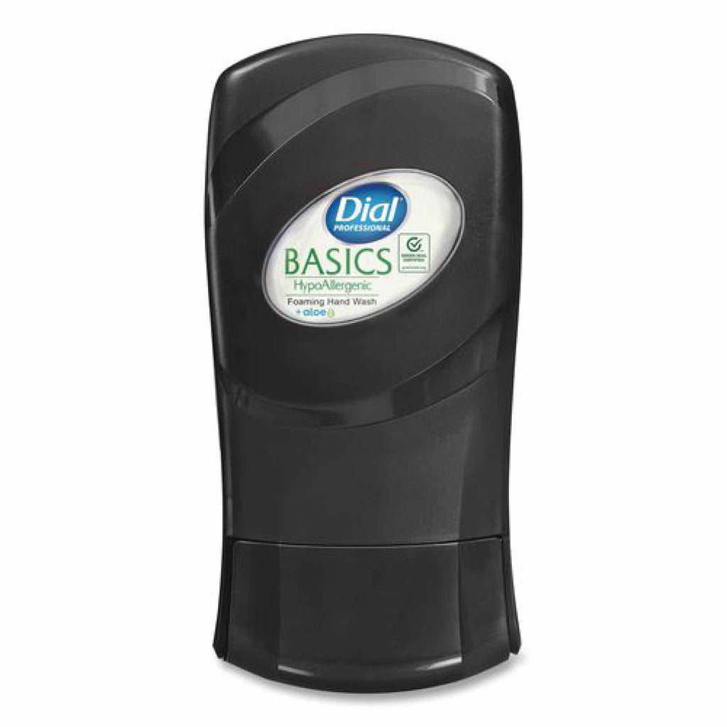 Dial Basics Hypoallergenic Foaming Hand Wash Refill for FIT Manual Dispenser, Fresh Floral Scent, 1.2 L, 3/Carton