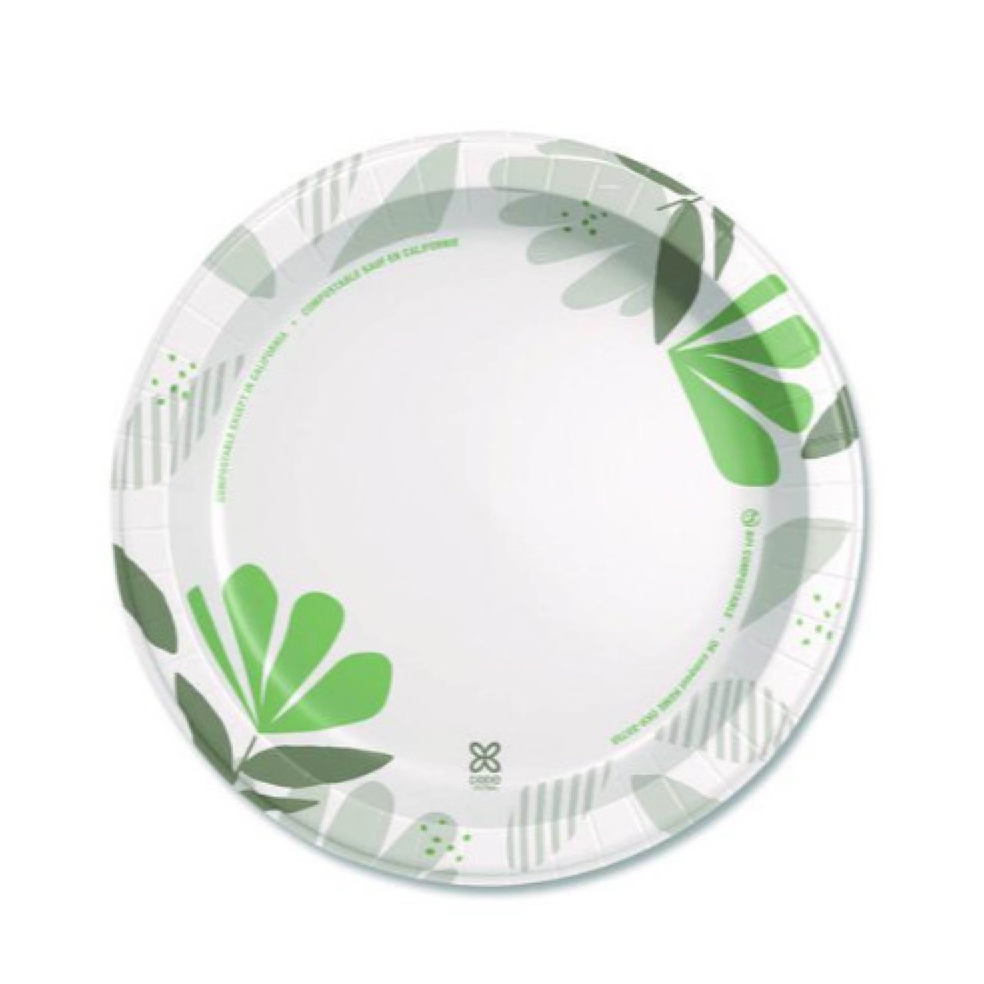 Dixie DXESXP10PATH Pathways Ultra Heavy Duty Paper Plate w/Soak Proof Shield, 10", 125/Pack, 4/Carton