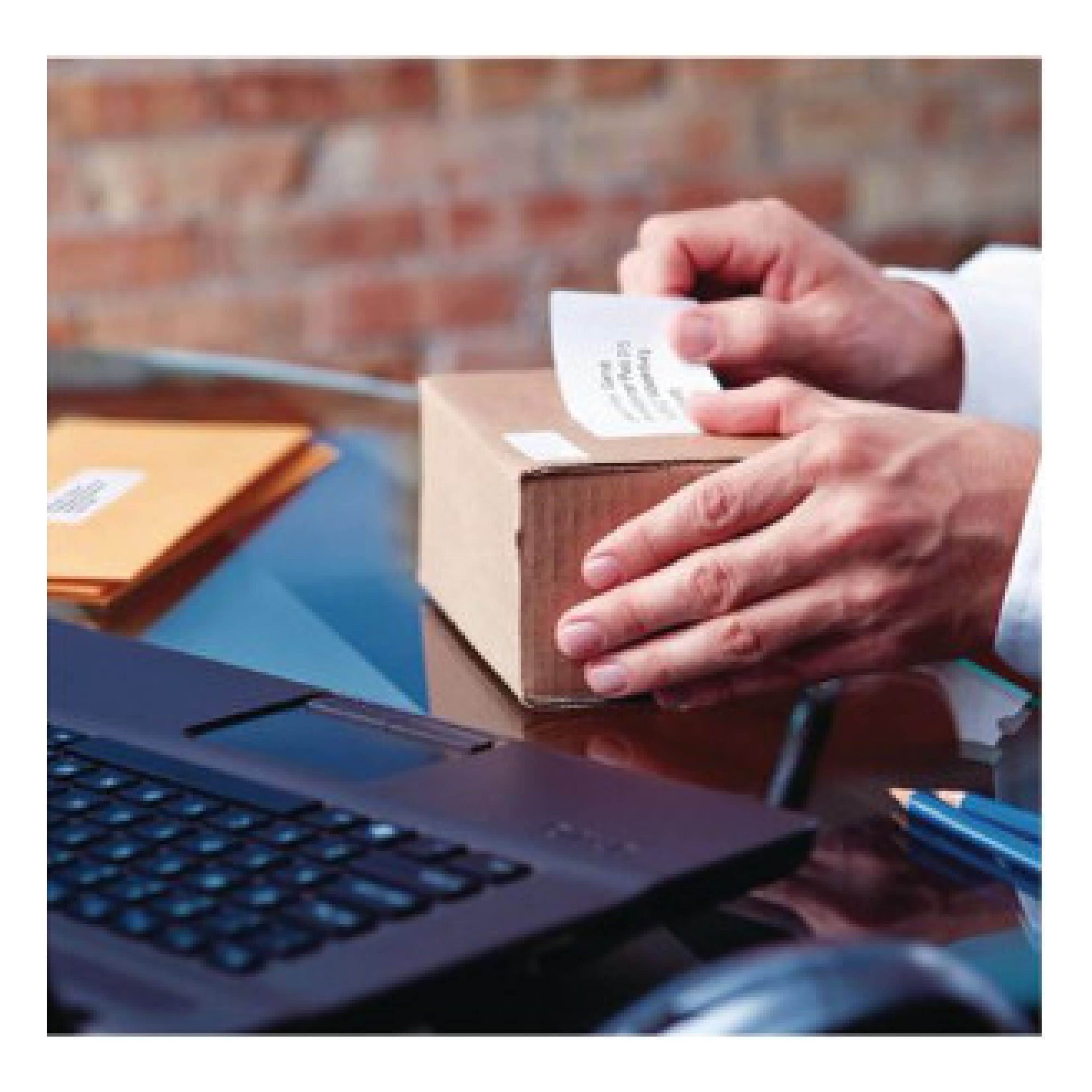 DYMO DYM30323 LabelWriter Shipping Labels, 2.12 x 4, White, 220 Labels/Roll