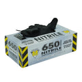 WorkHorse 001-B-E54202775 Food Safe Black Nitrile Gloves, Large, 100/Box