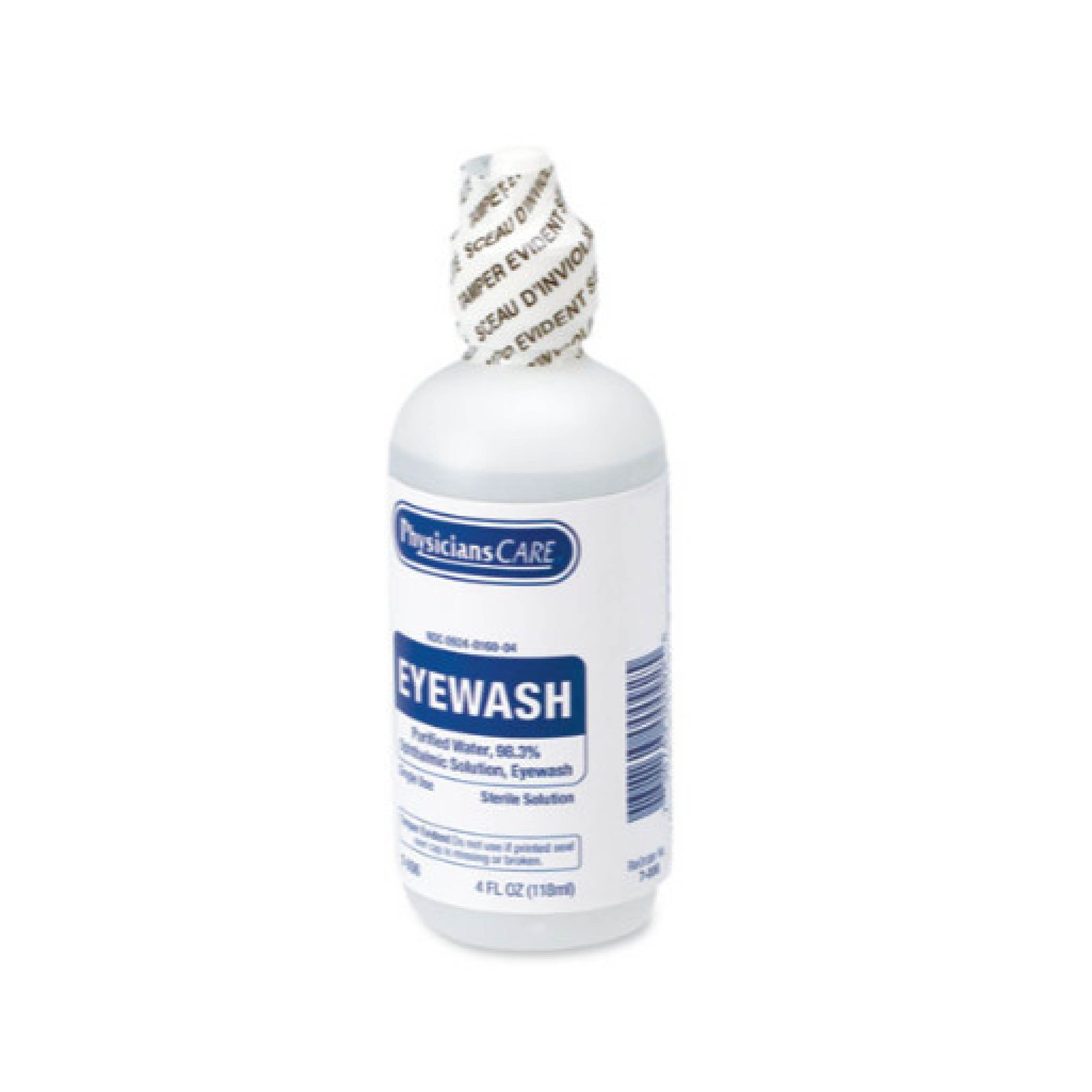 Physicians Care FAO7006 First Aid Refill Disposable Eye Wash, 4 oz Bottle