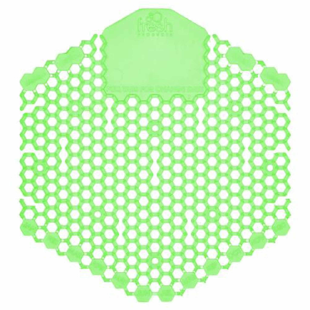 Fresh Products Wave 3D Urinal Deodorizer, Cucumber Melon Scent, Green, 10/Box