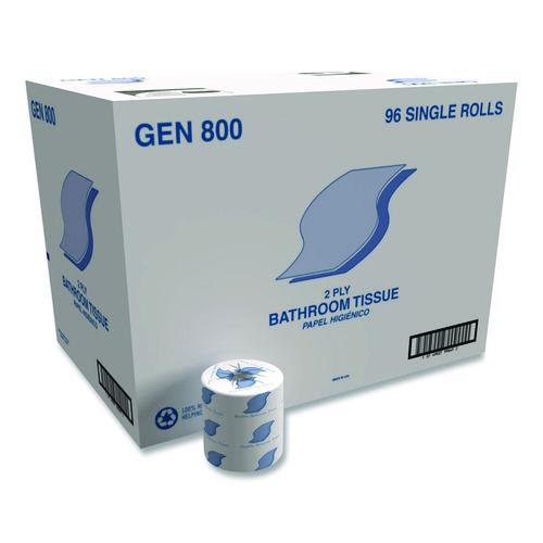 Bath Tissue, Septic Safe, 2-Ply, White, 420 Sheets/Roll, 96 Rolls/Carton