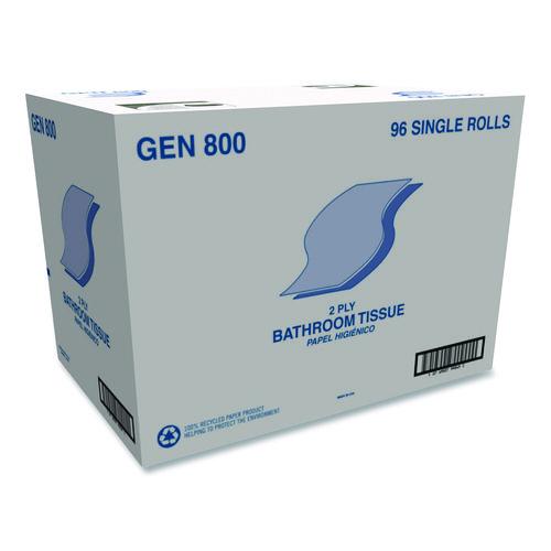 Bath Tissue, Septic Safe, 2-Ply, White, 420 Sheets/Roll, 96 Rolls/Carton