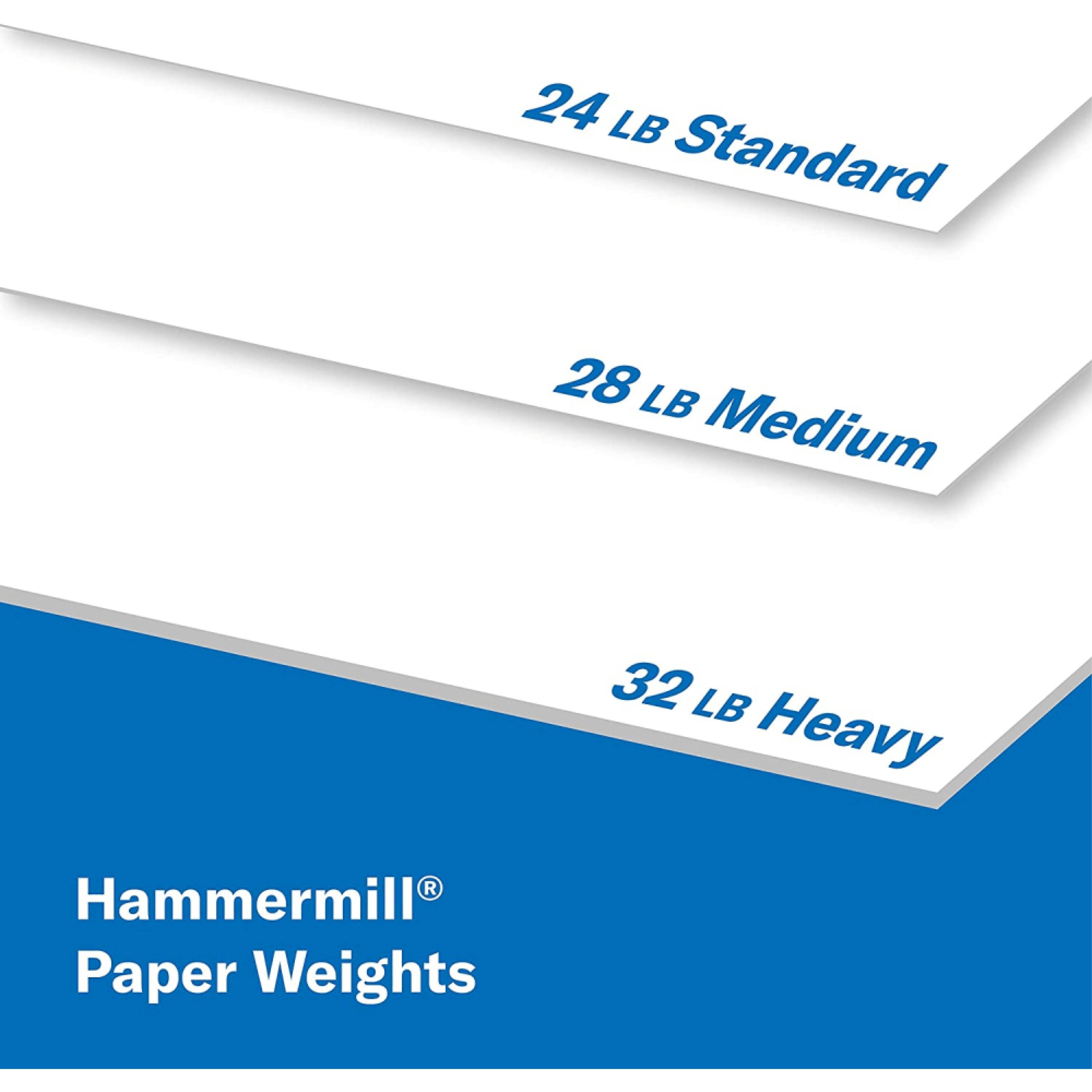 Hammermill Premium Color Copy Print Paper, 100 Bright, 28 lb Bond Weight, 8.5 x 11, Photo White, 500 Sheets/Ream, 5 Reams/Carton