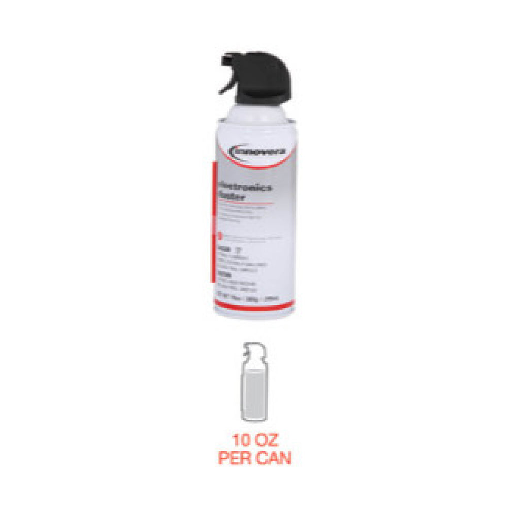 Innovera IVR10010 Compressed Air Duster Cleaner, 10 oz Can