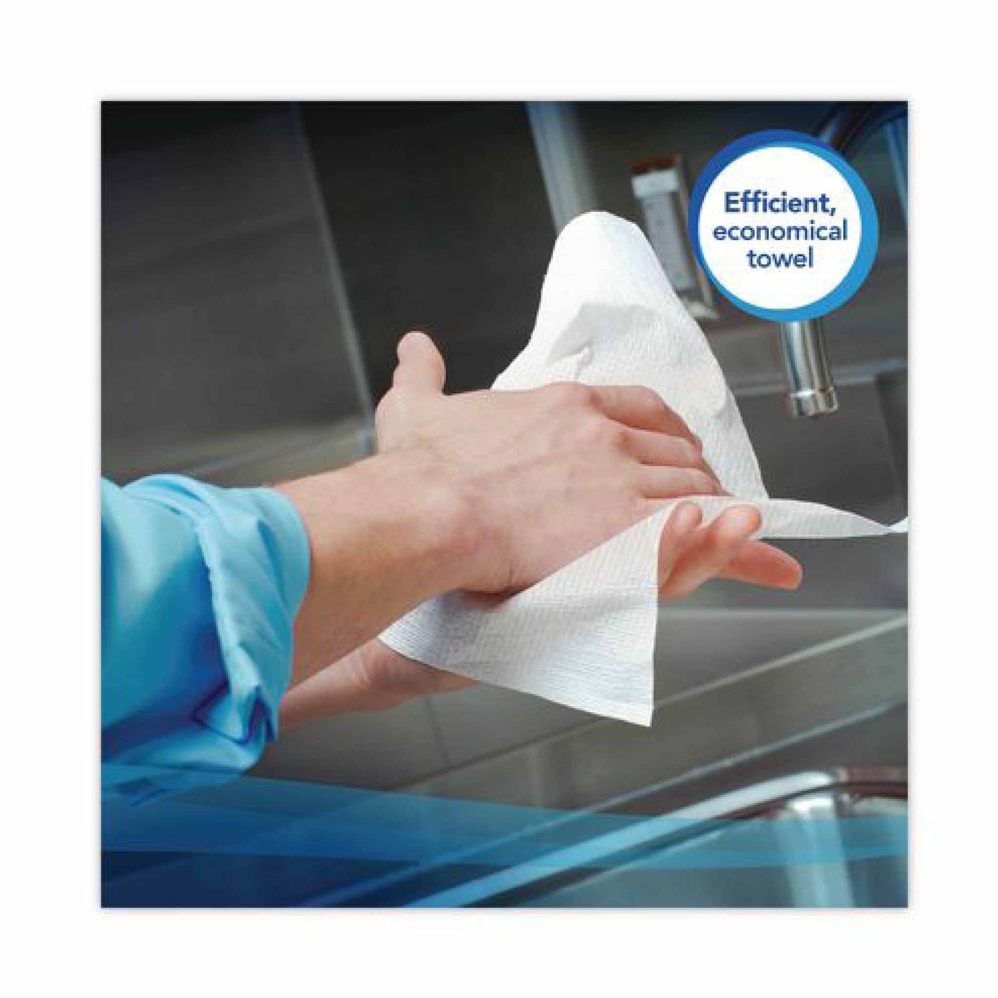 Scott Essential Single-Fold Towels, Absorbency Pockets, 9.3 x 10.5, 250/Pack, 16 Packs/Carton