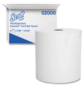 Scott KCC02000 Essential High Capacity Hard Roll Towels for Business, Absorbency Pockets, 1-Ply, 8" x 950 ft, 1.75" Core, White, 6 Rolls/Carton