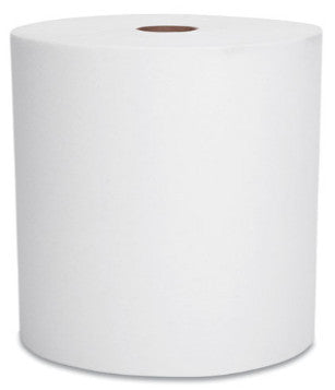 Scott KCC02000 Essential High Capacity Hard Roll Towels for Business, Absorbency Pockets, 1-Ply, 8" x 950 ft, 1.75" Core, White, 6 Rolls/Carton