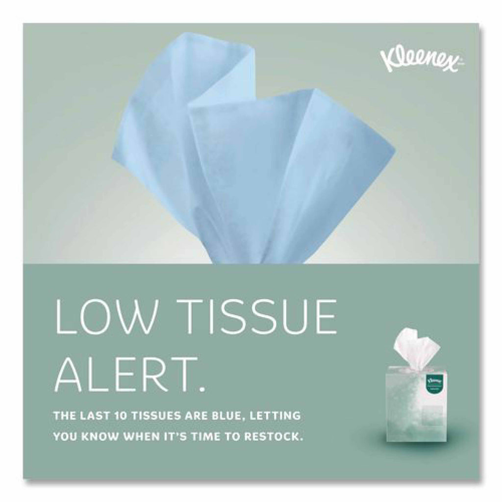 Kleenex Naturals Facial Tissue for Business, BOUTIQUE POP-UP Box, 2-Ply, White, 90 Sheets/Box, 36 Boxes/Carton