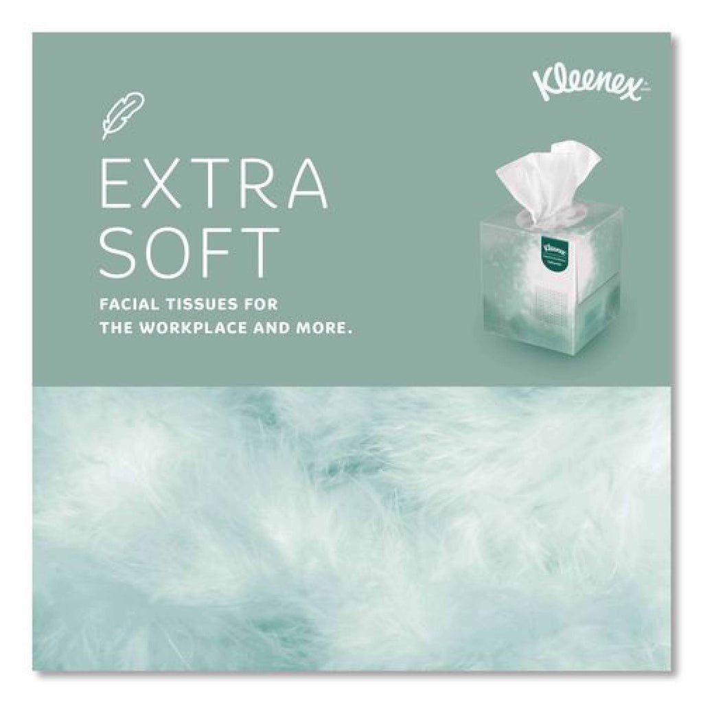 Kleenex Naturals Facial Tissue for Business, BOUTIQUE POP-UP Box, 2-Ply, White, 90 Sheets/Box, 36 Boxes/Carton