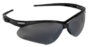 KleenGuard KCC25688 V30 Nemesis Safety Glasses, Black Frame, Smoke Lens