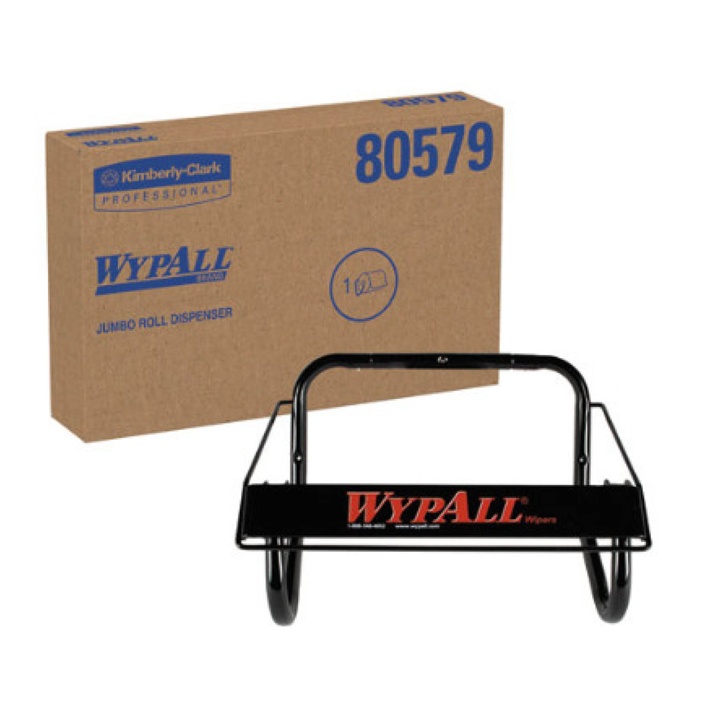WypAll KCC80579 Jumbo Roll Dispenser, 16.8 x 8.8 x 10.8, Black